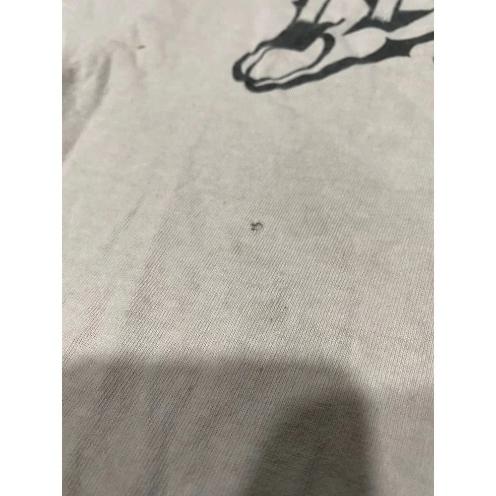 One Eight Seven Rockstar Wifey Graphic T-Shirt XL Cream 187 Secret Society USA
